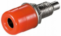 PRESA BANANA DA PANNELLO ROSSA 4mm