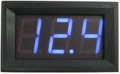 Voltmetro digitale display led blu DC 0-30V 3 fili