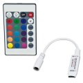 Mini Controller LED RGB, con Radiocomando 433,92Mhz, 5-24Vdc 6A (2A per canale)