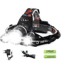 LAMPADA DA TESTA LED 1800LM 5 PUNTI LUCE MESSA A FUOCO FRONTALE RICARICABILE
