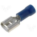 FASTON FEMMINA PREISOLATO P.6,35X0,8mm BLU