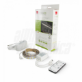 Kit nastro Led tonalità bianco regolabile 2,5MT 24Vdc 9,6W con alimentatore e controller - plug and play 3000-6000K