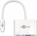 Adattatore da USB-C™ a VGA, PD, bianco 1080p 60Hz