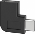 Adattatore da USB-C™ a USB-C™ 90° angolato nero