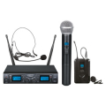 SET RADIOMICROFONO CON 1 GELATO E 1 ARCHETTO UHF 16CH