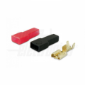 Kit 10PZ prese faston 6,3mm e coprifaston - Adatti per cavo da 1 a 2,5mm²