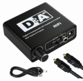 Convertitore audio da digitale ad analogico DAC Toslink OTTICO Coassiale uscita: R/L RCA,OUT 3,5mm