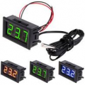 TERMOMETRO DIGITALE DA INCASSO 5V-12V CON SONDA DI TEMPERATURA ESTERNA