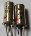 AC183 TRANSISTOR NPN AL GERMANIO TO-1