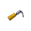 FASTON PREISOLATO DOPPIO INNESTO MASCHIO FEMMINA 6,3mm GIALLO, D. 3,4mm, SEZ. 5,7mm	