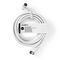 CAVO ANTENNA TV SPINA 90° PRESA 90° 3MT BIANCO