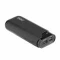 3SIXT POWER BANK COMPATTO JETPAK 4000mAh USB-C™ USB-A NERO