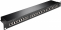 Patch panel CAT6 da 19 pollici (48,3 cm), 24 porte rack