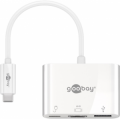 Adattatore multiporta da USB-C™ a HDMI, PD,  5 Gbit/s 4K*2k@60Hz bianco GOOBAY