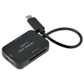 LETTORE DI SCHEDE DI MEMORIA SD/TF AD ALTA VELOCITA' USB-C 3.1 CON FUNZIONE OTG