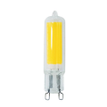 LAMPADA LED G9, 3,8W, Vetro, FA180°, 6500K, 220Vac, LM450, RA 80, 14*58mm,BOX