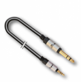 AUDIODESIGN CAVO ADATTATORE X-PRO DOPPIA SCHERMATURA JACK STEREO 6,3-JACK STEREO 3,5 5MT