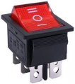 INTERRUTTORE DEVIATORE A BILANCIERE LUMINOSO DPDT ON/OFF/ON 6 Pin 3 Posizioni 6A 250V 10A 125V con luce LED