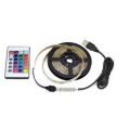 STRISCIA LED RGB 3MT IP65 CON TELECOMANDO ALIMENTATA USB