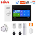 KIT ALLARME WIRELESS WIFI TUYA GSM 4G CON APP CENTRALE TOUCH SCREEN