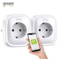 GOSUND COPPIA DI SPINE/PRESE SCHUKO INTELLIGENTI WIFI 2,4Ghz 2XUSB 16A