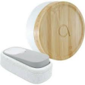 AVIDSEN CAMPANELLO SENZA FILI ECOLOGICO IN BAMBOO SENZA BATTERIE 88db IP44