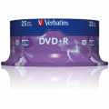 VERBATIM DVD+R 16x Advanced AZO 4.7GB AL PEZZO (PACCO DA 25pz 19€)