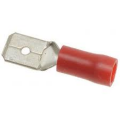 FASTON MASCHIO PREISOLATO 6,3X0,8mm ROSSO