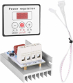 REGOLATORE DI VELOCITA' PWM SPEED CONTROLLER SCR DIMMER 10KW CON REGOLAZIONE DIGITALE E DISPLAY