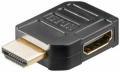 ADATTATORE HDMI™, DORATO - PRESA HDMI™ (TIPO A) > SPINA HDMI™ (TIPO A) 90°