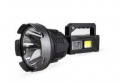 COBA TORCIA LED COB RICARICABILE 150W ALTISSIMA LUMINOSITA' PROIETTA FINO A 500MT