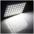 SET LUCI DI CORTESIA A LED PER AUTO 48 LED 60X40mm 12V CON ADATTATORI