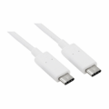 CAVO USB DA TYPE-C A TYPE-C 1MT BIANCO