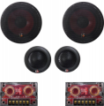 KIT 2 VIE PER AUTO WOOFER 165mm TWEETER 25mm + CROSSOVER MAX 450W