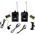 AUDIODESIGN RADIOMICROFONO LAVALIER CON TRASMETTITORE BODY PACK CON ADATTATORE PER FOTOCAMERA