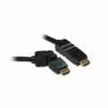 METRONIC Cavo Premium HDMI + Ethernet ad alta velocità - ruotabile SNODABILE 3MT