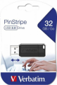 CHIAVETTA USB RETRATTILE 2.0 32GB VERBATIM PINSTRIPE