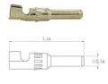 CONTATTO MASCHIO A CRIMPARE PER CONNETTORE MC4