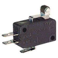 MICROSWITCH DEVIATORE INTERRUTTORE 5A 250VAC CON LEVA CORTA 14mm E ROTELLA