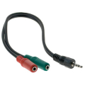 CAVO SP.JACK 4P-2 PR 3,5mm  CAVO 0,2MT