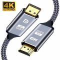 CAVO TELATO DA DISPLAYPORT A HDMI 4K 2MT