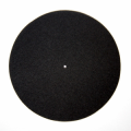 TAPPETINO IN FELTRO PER PIATTO GIRADISCHI VINILE NERO 30CM DIAMETRO