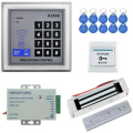 KIT CONTROLLO APRIPORTA E ACCESSI 220V INTERRUTTORE TASTIERA CARTE RFID+SERRATURA MAGNETICA