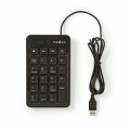 TASTIERINO NUMERICO USB PER PC 23 TASTI CAVO 1,5MT NEDIS