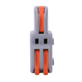 MORSETTO SERRACAVO RAPIDO 3 POLI 1 IN 2 OUT 0,08-4mm² 400V 32A