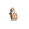 MORSETTO SERRACAVO RAPIDO 3 POLI 1 IN 2 OUT  0,5-6mm²  450V 41A