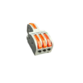 MORSETTO SERRACAVO RAPIDO 4 POLI 1 IN 3 OUT 0,08-4mm²  400V 32A