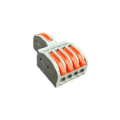 MORSETTO SERRACAVO RAPIDO 5 POLI 1 IN 4 OUT 0,08-4mm² 400V 32A