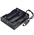 PORTABATTERIE 3X18650 CON SPINA DC