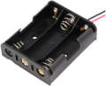 PORTABATTERIE 3XAA STILO CON FILI